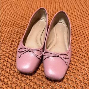 Nordstrom Pink Bow Flats